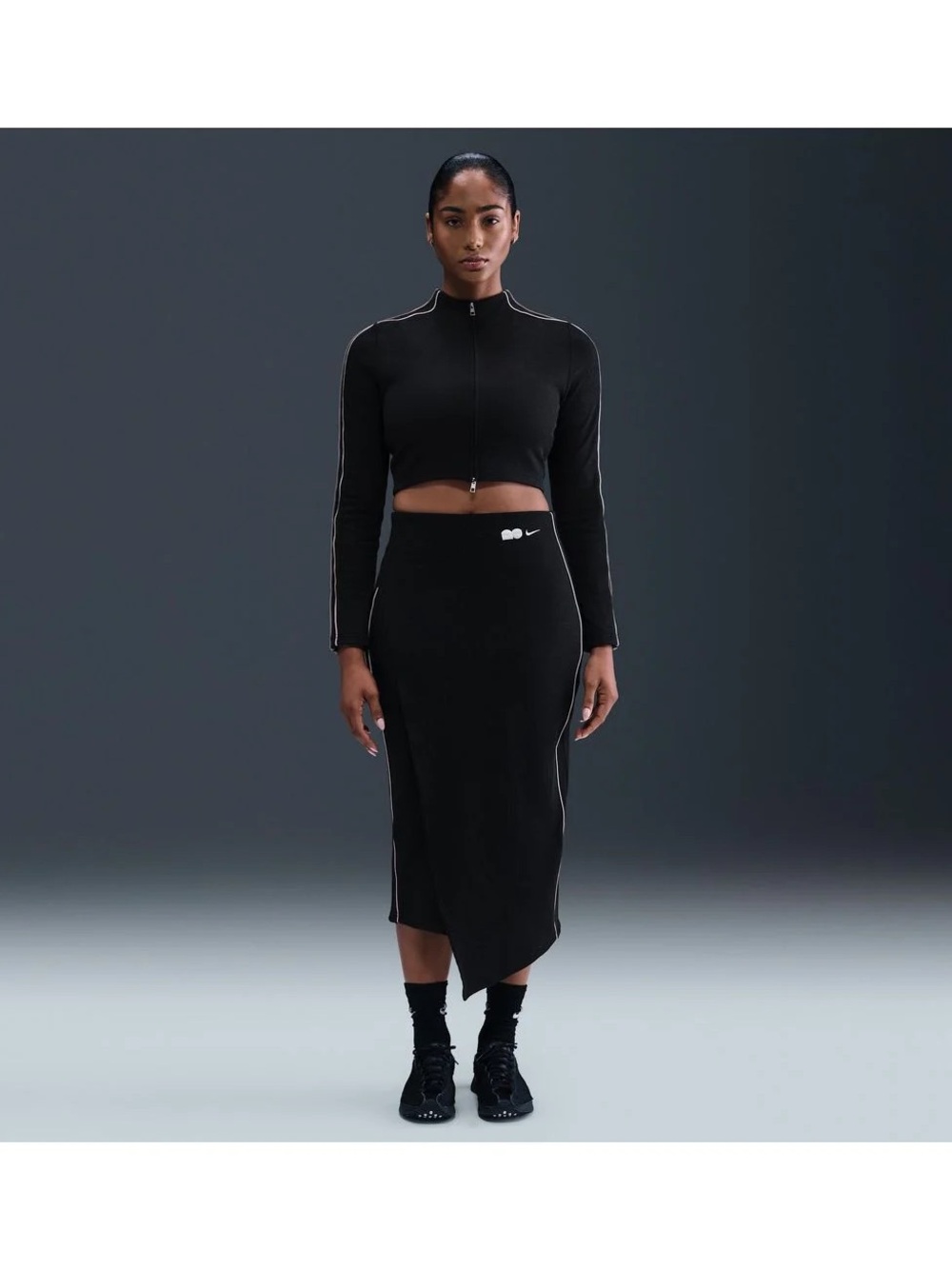 NWT Nike X Naomi Osaka Full Length Knit Pencil Skirt